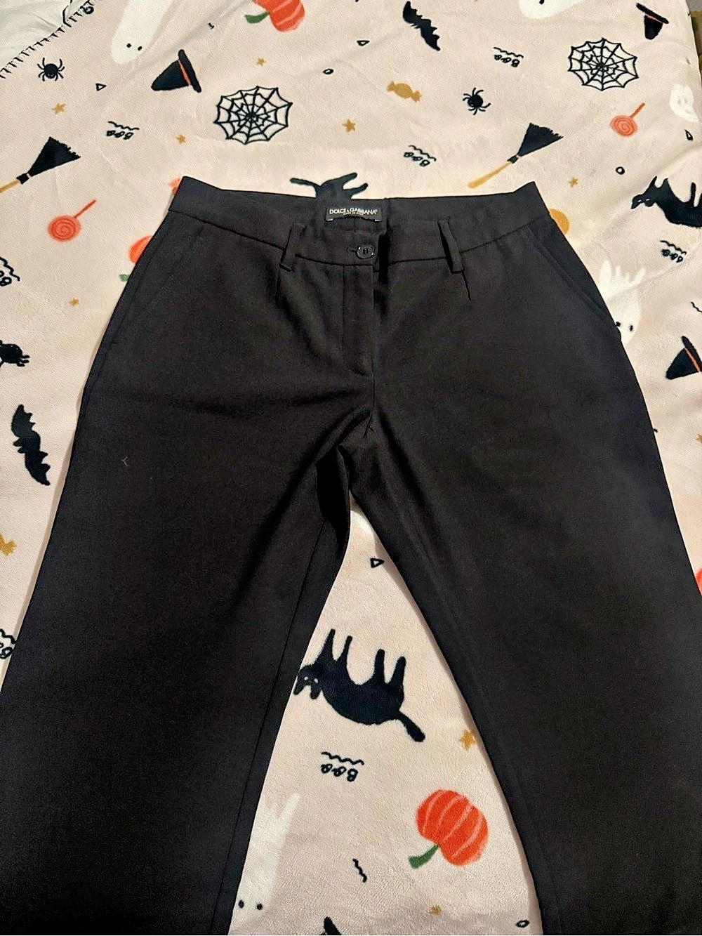 Dolce & Gabbana Black Trousers Size 40 Like New